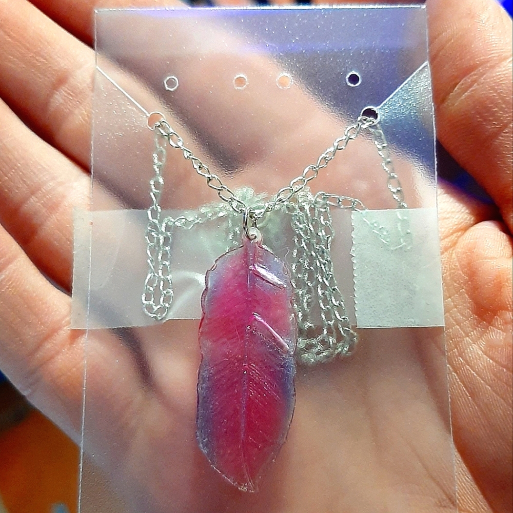 Handmade Feather Necklace
